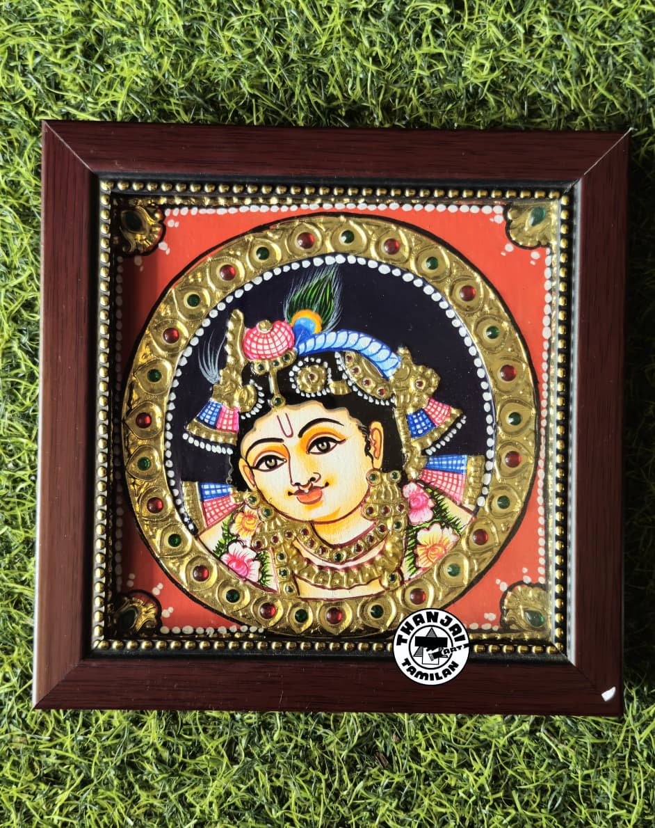 Sri Krishna - Tanjore Painting