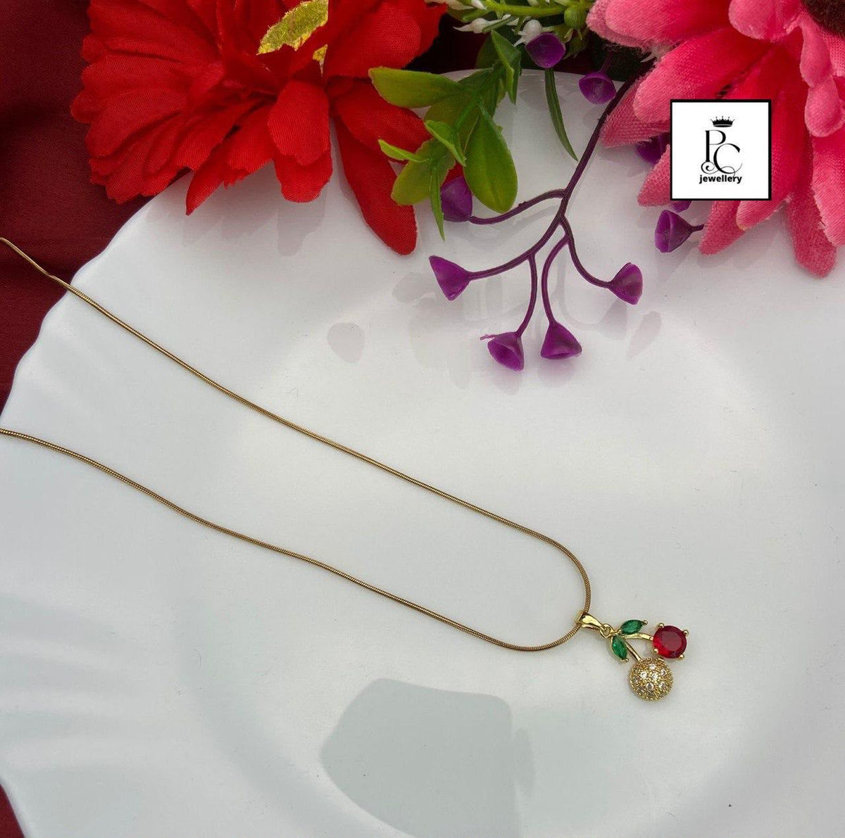 Cherry Bomb Anti Tarnish Chain