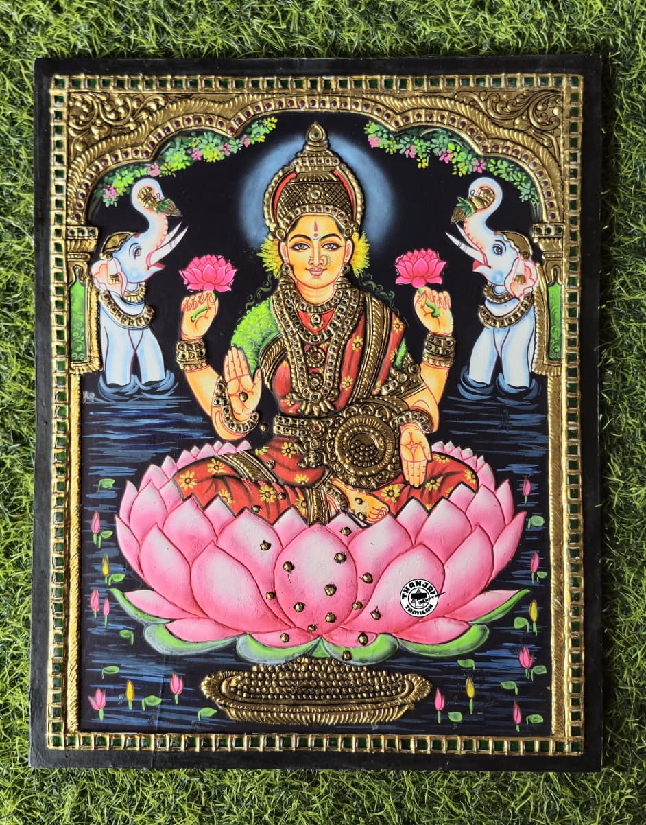 Mahalakshmi Tanjore Painting