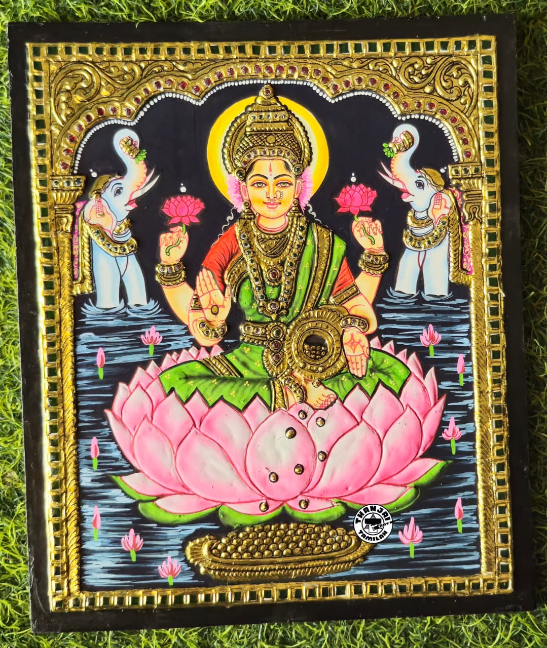 Mahalakshmi Tanjore Painting