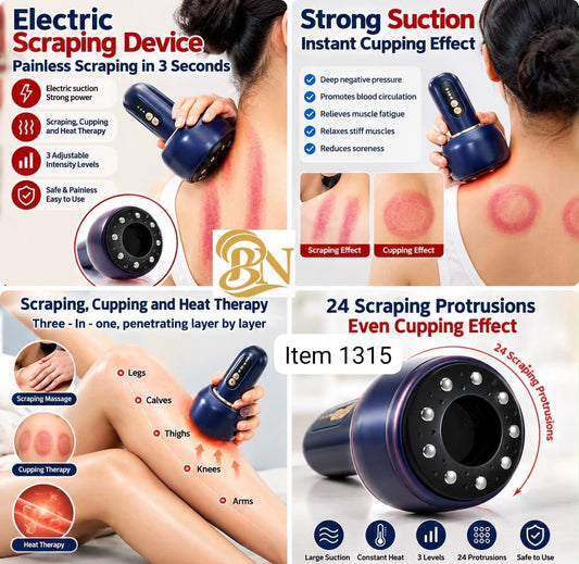 Smart Electric Vacuum Suction Scraping Therapy Massager