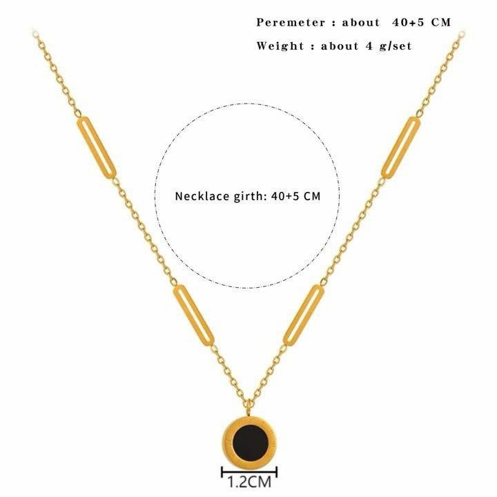 Premium quality  Double sided  Reversible chain  Black and white