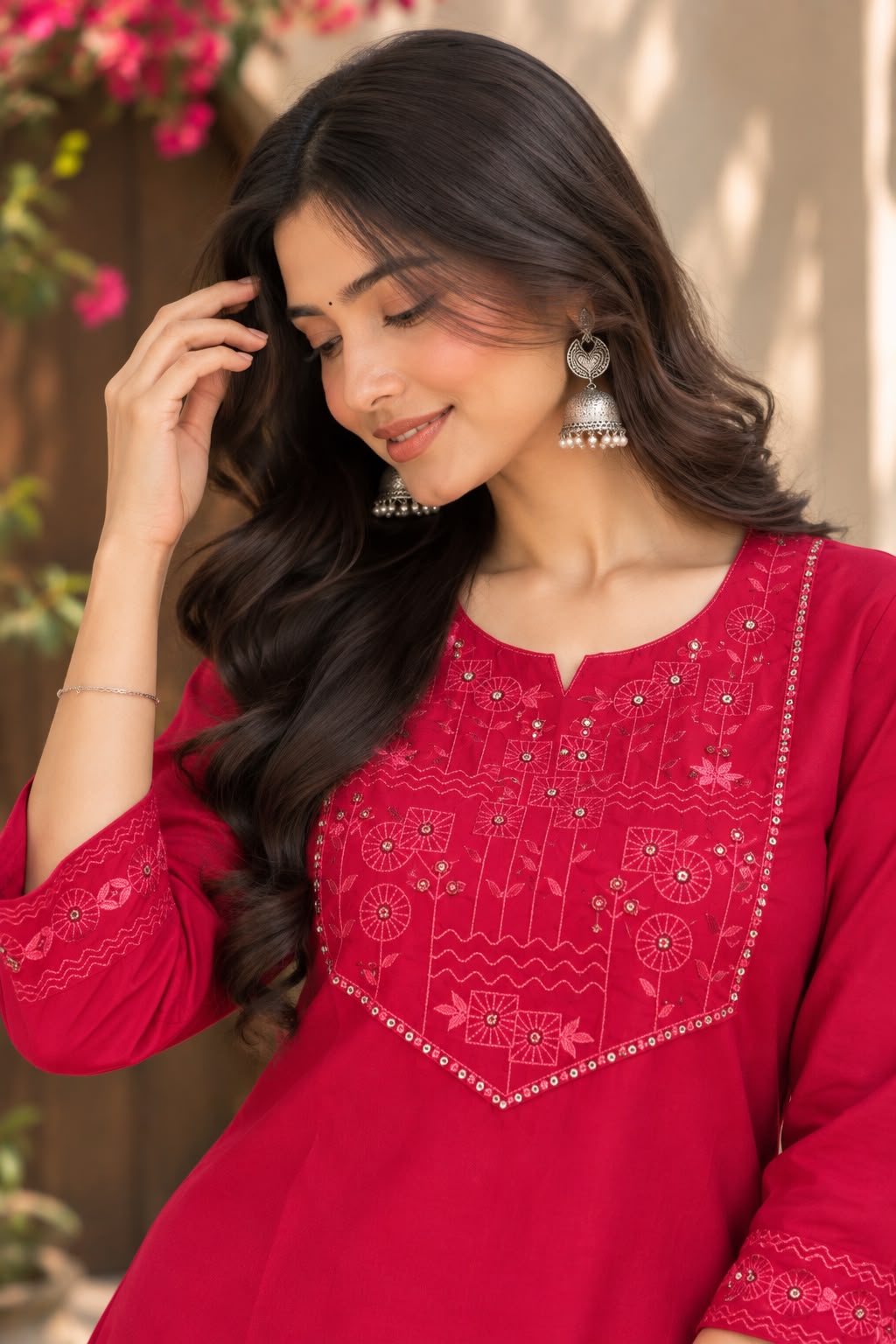Cotton kurti set