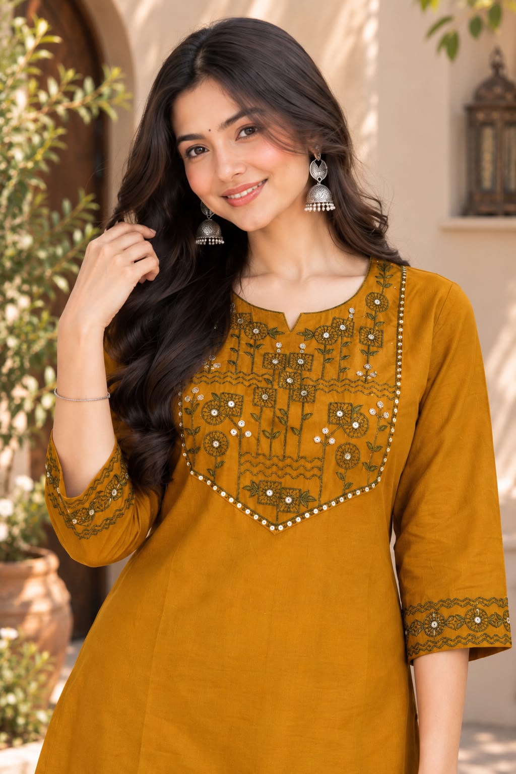 Cotton kurti set