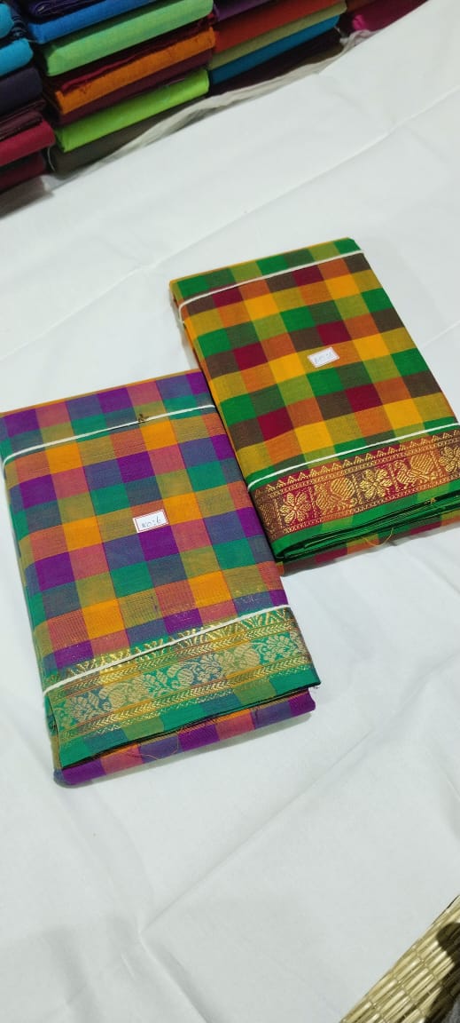 Cotton sarees